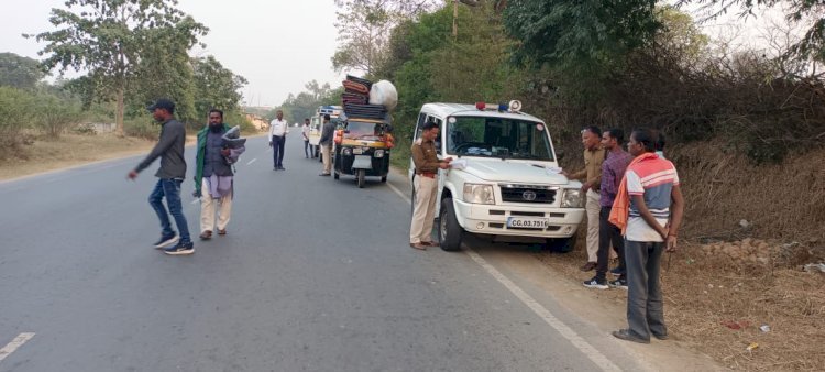 सूरजपुर में सख्त कार्रवाई! यातायात नियम तोड़ने वालों पर 4.63 लाख रुपये का जुर्माना 1 IMG 20241207 WA0012