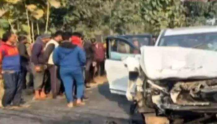 MLA's car crashes: विधायक इन्द्र साव का एक्सीडेंट, परिवार के साथ जा रहे थे प्रयागराज 1 MLA's car crashes: विधायक इन्द्र साव का एक्सीडेंट, परिवार के साथ जा रहे थे प्रयागराज