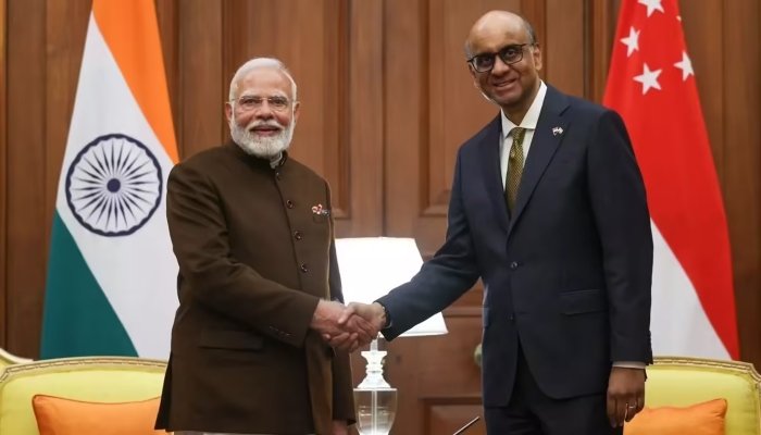 President Shanmugaratnam: पांच दिवसीय यात्रा पर भारत पहुंचे, PM मोदी से मुलाकात की 1 President Shanmugaratnam: पांच दिवसीय यात्रा पर भारत पहुंचे, PM मोदी से मुलाकात की