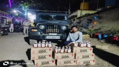 Major action by police: थार वाहन में मध्यप्रदेश के शराब की तस्करी, 52 हजार का शराब जब्त