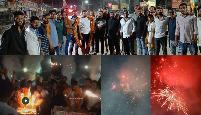 Police action: कांग्रेसी नेताओं ने आधी रात सड़क पर केक काटकर की आतिशबाजी, जिलाध्यक्ष सहित 10 गिरफ्तार 1 Police action: कांग्रेसी नेताओं ने आधी रात सड़क पर केक काटकर की आतिशबाजी, जिलाध्यक्ष सहित 10 गिरफ्तार