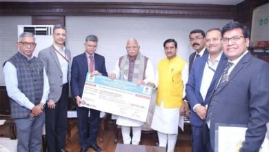 HUDCO handed over dividend: भारत सरकार को HUDCO ने सौंपा लाभांश, केंद्रीय राज्य मंत्री तोखन साहू ने कहा- भारत के शहरी विकास में HUDCO का बहुत बड़ा योगदान...