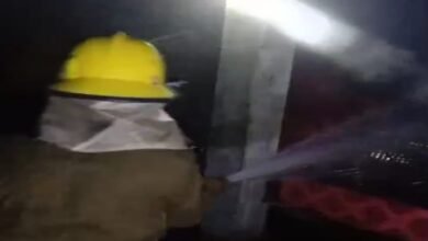 टेंट हाउस में लगी आग, पुलिस जुटी जांच में