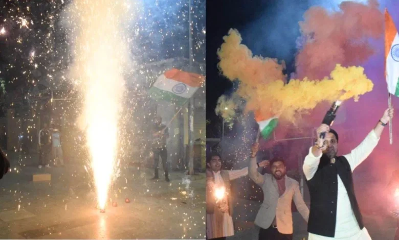 Team India: टीम इंडिया की जीत पर राजधानी में जश्न का माहौल