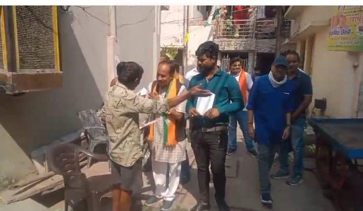 शहीद विनोद चौबे नगर में भाजपा प्रत्याशी का दावा, जनता देगी अवसर तो वार्ड का करेंगे विकास