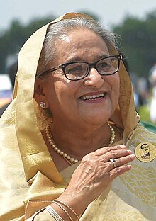 Sheikh Hasina Darshana Jardosh G20 New Delhi 2023 cropped