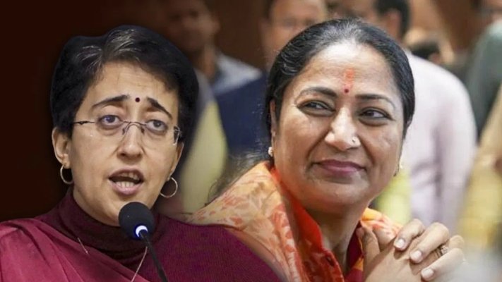 बीजेपी के 2500 रुपये महिला योजना पर आतिशी ने उठाए सवाल 1 atishi rekha gupta