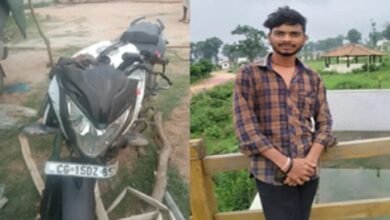 ट्रैक्टर चालाक ने बाइक सवार को कुचला, मौके पर मौत