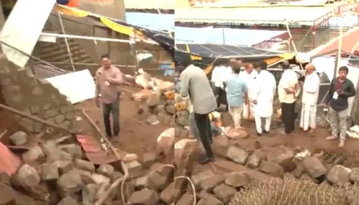 नरसिम्हा स्वामी मंदिर हादसा: चंदनोत्सव के दौरान दीवार गिरने से 8 की मौत 1 image 2025 04 30T113629.437