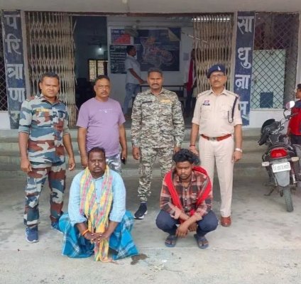 मवैशी तस्कर गिरफ्तार, 2 आरोपियों से कुल 44 मवैशी जब्त