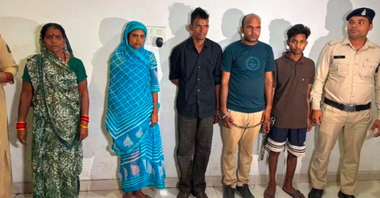 तिल्दा नेवरा: शराबी पति से परेशान होकर पत्नी ने रची हत्या की साजिश, पांच आरोपी गिरफ्तार 1 IMG 20250506 200247