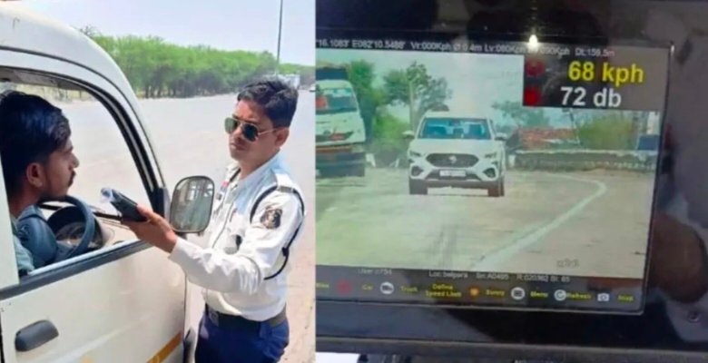 बिलासपुर: तेज रफ्तार और ट्रैफिक उल्लंघन करने वालों पर अब इंटरसेप्टर की नजर, 80 लाख से ज्यादा वसूला जुर्माना 1 IMG 20250519 121832