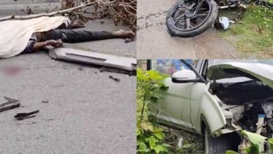 कार और बाइक की जबरदस्त टक्कर, युवक-युवती की मौत, शिनाख्त में जुटी पुलिस