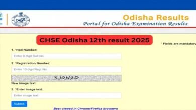 CHSE Odisha 12th Result 2025 LIVE