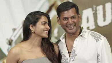 तमिल अभिनेता विशाल और साई धनशिका