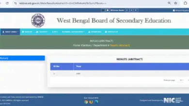 WBBSE WB Madhyamik Class 10th Result 2025