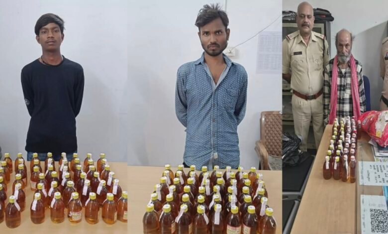 रायपुर: विधानसभा और पंडरी इलाके में अवैध शराब बेचते तीन आरोपी गिरफ्तार, बड़ी मात्रा में शराब जब्त 1 IMG 20250615 150513