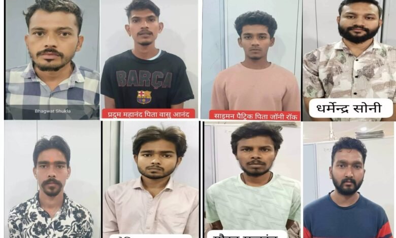 ऑपरेशन शील्ड के तहत पुलिस की बड़ी कार्रवाई, म्यूल बैंक खाता के 8 संचालक गिरफ्तार