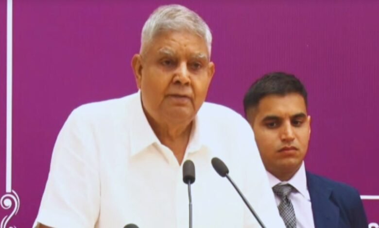 उपराष्ट्रपति जगदीप धनखड़ ने दी चेतावनी: भारत को कमजोर करने की हो रही कोशिशें, देश को सतर्क रहना होगा 1 jagdeep dhankhar vc