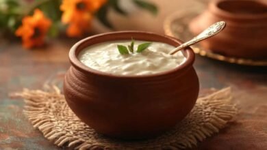 Curd with ghee