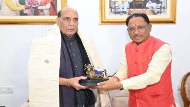 सीएम विष्णुदेव साय ने रक्षा मंत्री राजनाथ सिंह को जन्मदिन की दी बधाई 6 राजनाथ सिंह, जन्मदिन बधाई, Rajnath Singh, Birthday greetings, CM Vishnudev Sai, Defense Minister, सीएम विष्णुदेव साय, रक्षा मंत्री,