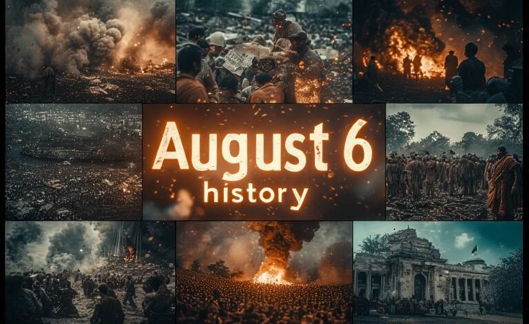 Important events on August 6