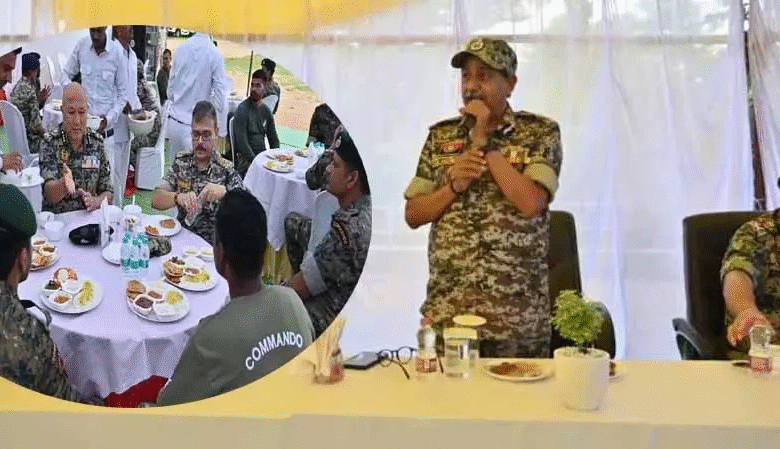 गरियाबंद में नक्सल ऑपरेशन की बड़ी सफलता, डीजीपी ने जवानों के साथ किया भोजन 1 IMG 2535