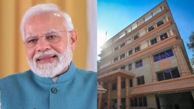 Delhi BJP New Office, PM Modi Inauguration, Deendayal Upadhyay Marg, Virendra Sachdeva, JP Nadda, Pant Marg, Party Bhawan Speciality, 825 sqm, Auditorium, Office Facilities, Delhi BJP Organisation, Navratri, Press Conference Room, Basement Parking,