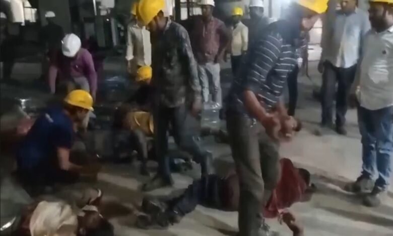RKM Power Plant, Sakthi, lift accident, worker died, injured, owner Dr. Andal Arumugam, TM Singarvel, Kamlesh Kumar Agarwal, Manoj Raut, Krishna Gaurav, police case, BNS Section, magisterial inquiry, factory safety, industrial accident,