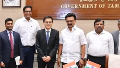 Tamil Nadu, Foxconn, investment, 15000 crore, mobile manufacturing, high-value jobs, 14000 jobs, TRB Raja, Chief Minister Stalin, AI-based technology, R&D, advanced manufacturing, Tamil Nadu government, denial, company statement, South Asia, innovation hub, Dravidian model, social media, X platform, project announcement, economic development,