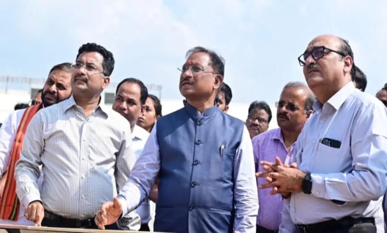 PM Modi Visit, Chhattisgarh, Vishnu Deo Sai, Nava Raipur, Statehood Celebration, Tribal Museum, Satya Sai Hospital, Brahmakumari Meditation Center, State Festival, Veer Narayan Singh Memorial, Government Inspection, Preparation Review, CM Sai,