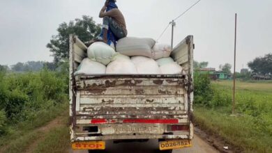 Paddy procurement, middlemen, Odisha, border districts, illegal storage, Gariaband, Devbhog Tehsildar, support price, profiteering, agricultural area, truck seized,