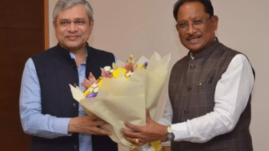 नई दिल्ली में CM विष्णुदेव साय की रेल मंत्री से मुलाकात, छत्तीसगढ़ की रेल परियोजनाओं में आएगी तेजी 1 IMG 5636