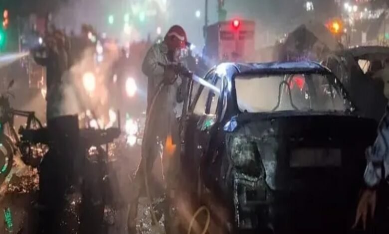 Red Fort Blast, Delhi Explosion, PETN, RDX, Semtex, Ammonium Nitrate Fuel Oil, ANFO, NSG Investigation, Forensic Report, High-Grade Explosives, Car Bomb, Military Explosives, Shock Wave, Detonator, Terrorist Attack, Chemical Analysis,