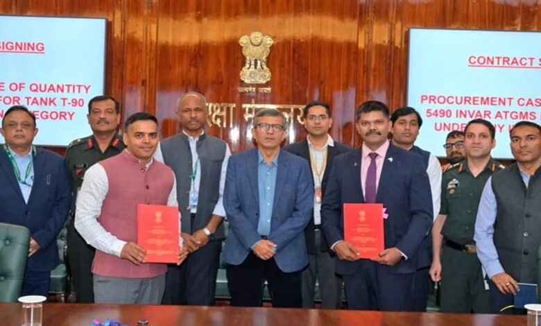 भारतीय सेना की बढ़ेगी ताकत, आर्मी को मिलेंगी इनवर एंटी टैंक मिसाइलें; रक्षा मंत्रालय ने बीडीएल के साथ किया करार 1 Indian Army strength boost, Invar anti-tank missile, T-90 tank upgrade, Defence Ministry BDL contract, Bharat Dynamics Limited, laser-guided missile, anti-armour capability, Buy Indian category,