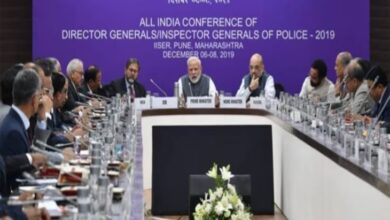 DGP-IG Conference, Raipur, PM Modi, Amit Shah, Ajit Doval, Police Chiefs, Security Agencies, Maoist Violence, National Security, Law Enforcement, Intelligence Bureau, Police Medal, Strategy Meeting, Developed India Vision, Roadmap,