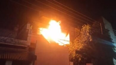 ilaspur Fire Incident, Murti Gali Blaze, First Floor Fire, Rescue Operation, Women and Children Rescue, Fire Brigade Response, Shop Fire Bilaspur,