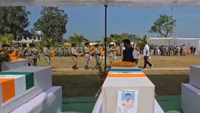 बीजापुर मुठभेड़: शहीद 3 DRG जवानों को सलामी, 18 नक्सलियों के ढेर होने का दावा 1 IMG 5989