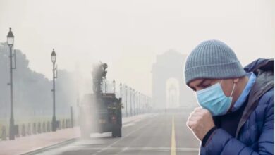 Delhi pollution, Delhi cold wave, AQI 335, hazardous air quality, NCR pollution, temperature drop, IMD alert, cold wave warning, smog crisis, Noida pollution, Ghaziabad AQI, Loni most polluted, winter pollution, air quality index, health impact,