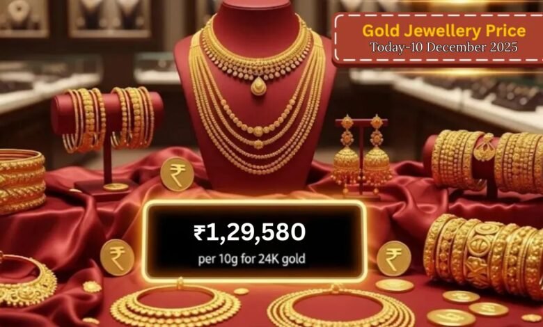 Gold Rate Today, Silver Rate, 10 Dec 2025, 24 Carat Gold, 22 Carat Gold, 18 Carat Gold, Gold Price Delhi, Silver Price Delhi, Mumbai Gold Rate, Chennai Silver Rate, Gold Silver Update, Metal Rate Today, India Gold Rate, Precious Metals Price, Gold Market News, Silver Market News, Gold Price Trend,