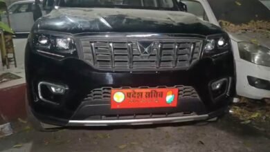 Raipur Car Rampage, Rahul Thakur Scandal, Youth Congress Leader, Scorpio Vehicle Incident, Bajeenathpara Accident, High-Speed Car Collision, Vehicle Damage, Police Action Raipur, CCTV Footage,