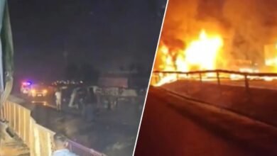 Karnataka Accident, Chitradurga Bus Accident, Sleeper Bus Fire, Truck Collision, NH-48 Accident, Road Accident News, Bus Fire Tragedy, Karnataka News, Fatal Accident, Bus-Truck Collision, Burnt Alive Passengers, Midnight Accident, Private Bus Accident, PM Modi Compensation, Accident News India, Fire After Collision,