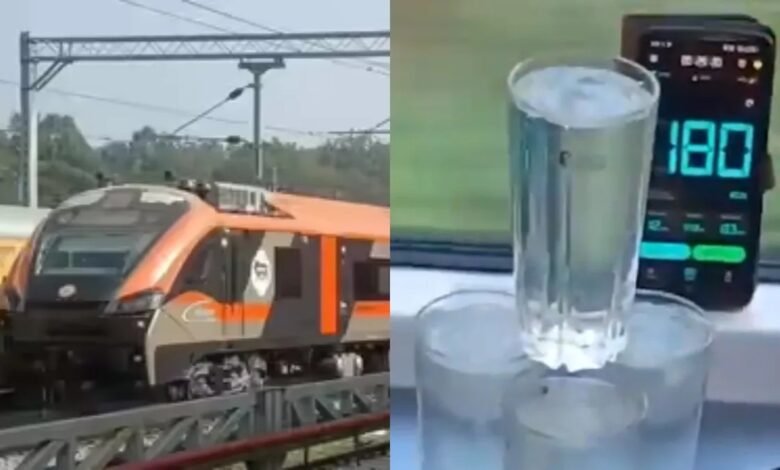 Vande Bharat Sleeper Train, Indian Railways, High Speed Train, 180 kmph Speed, Water Test, Ashwini Vaishnaw, Railway Safety Commissioner, Kota Nagda Section, Semi High Speed Train, Sleeper Vande Bharat, Train Trial Run, Modern Rail Technology, Night Travel Train,