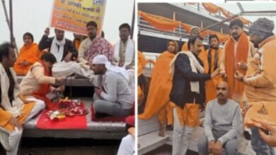 Ghar Wapsi, Asad Khan Atharv Tyagi, Varanasi Ganga Ritual, Sanatan Dharma, Religious Conversion India, Mahakal Temple Ujjain, Kashi Brahmins, Hindu Rituals, Name Change Ceremony,