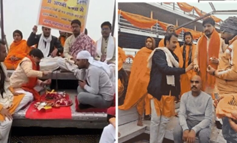 महाकाल मंदिर में नहीं मिला दर्शन, असद खान ने वाराणसी में की घर वापसी, बने अथर्व त्यागी 1 Ghar Wapsi, Asad Khan Atharv Tyagi, Varanasi Ganga Ritual, Sanatan Dharma, Religious Conversion India, Mahakal Temple Ujjain, Kashi Brahmins, Hindu Rituals, Name Change Ceremony,