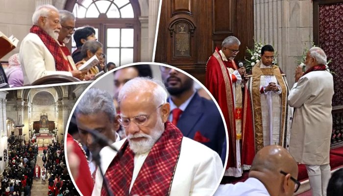 क्रिसमस पर पीएम मोदी ने चर्च में की प्रार्थना, सद्भाव और भाईचारे का दिया संदेश 1 image 9 14