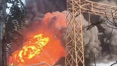 Fire At 220 KV Substation