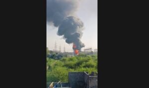 Fire At 220 KV Substation: मोपका कुटीपारा स्थित 220 केवी सबस्टेशन में लगी भीषण आग, इलाके में मची अफरा-तफरी 2 Fire At 220 KV Substation2