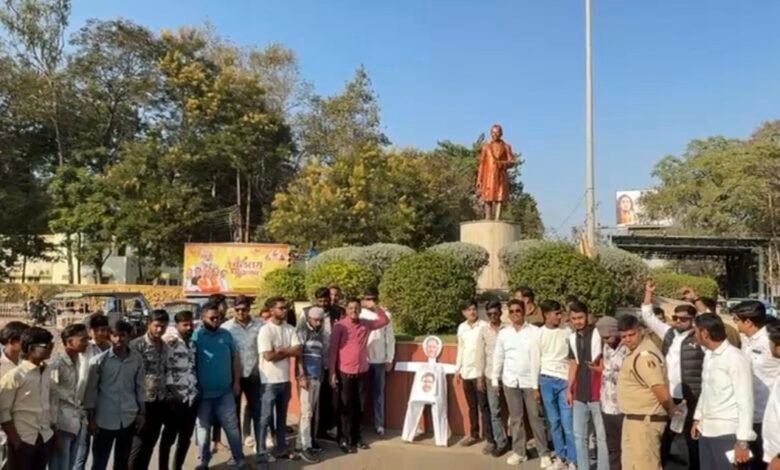 आत्मानंद स्कूलों में नर्सरी बंद करने का विरोध, NSUI का उग्र प्रदर्शन 1 IMG 7916