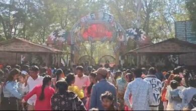 कानन पेंडारी जू में नील गायों की खूनी भिड़ंत, एक नर नील गाय गंभीर घायल 4 IMG 8327